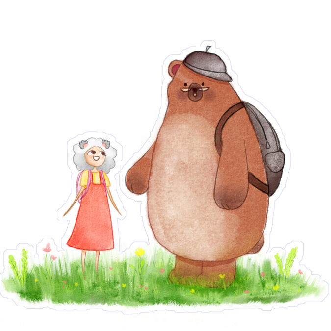 Miss Sheepish and Mr Grizzle